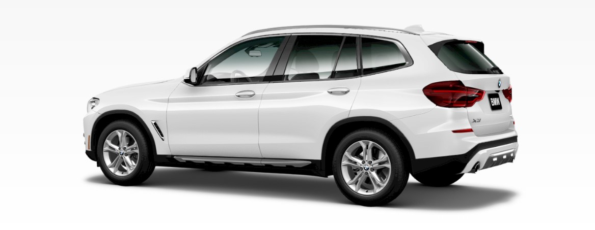 2018 BMW X3 White Rear Exterior 2018 BMW X3 White Rear Exterior